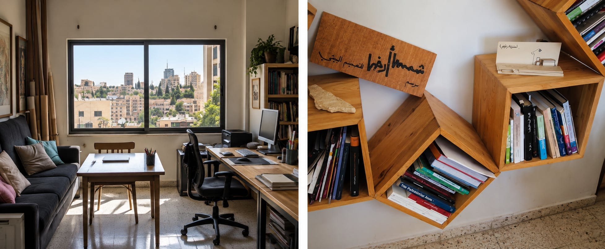 The ShamsArd studio in Ramallah