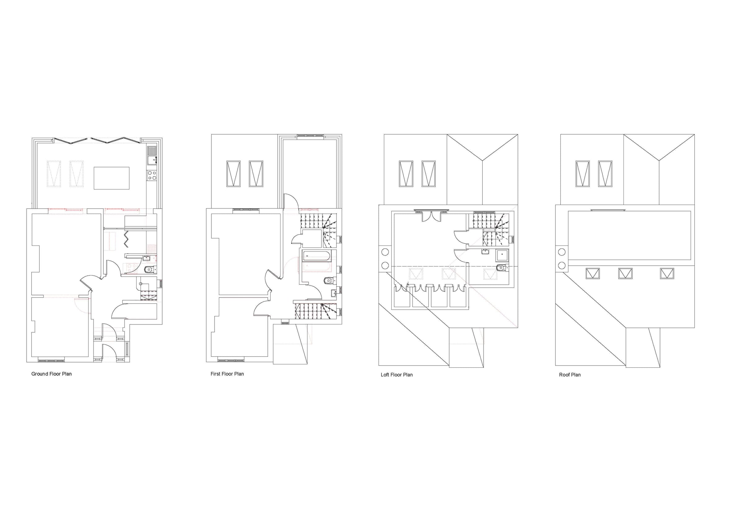 Proposed floor plans