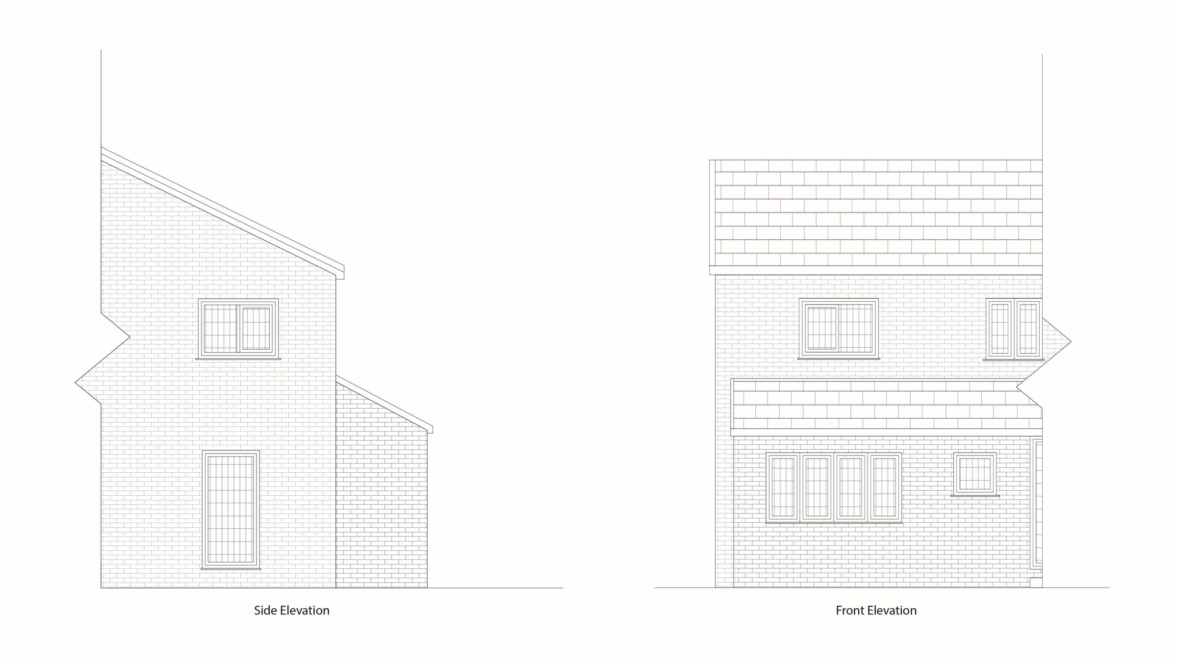 Existing elevations
