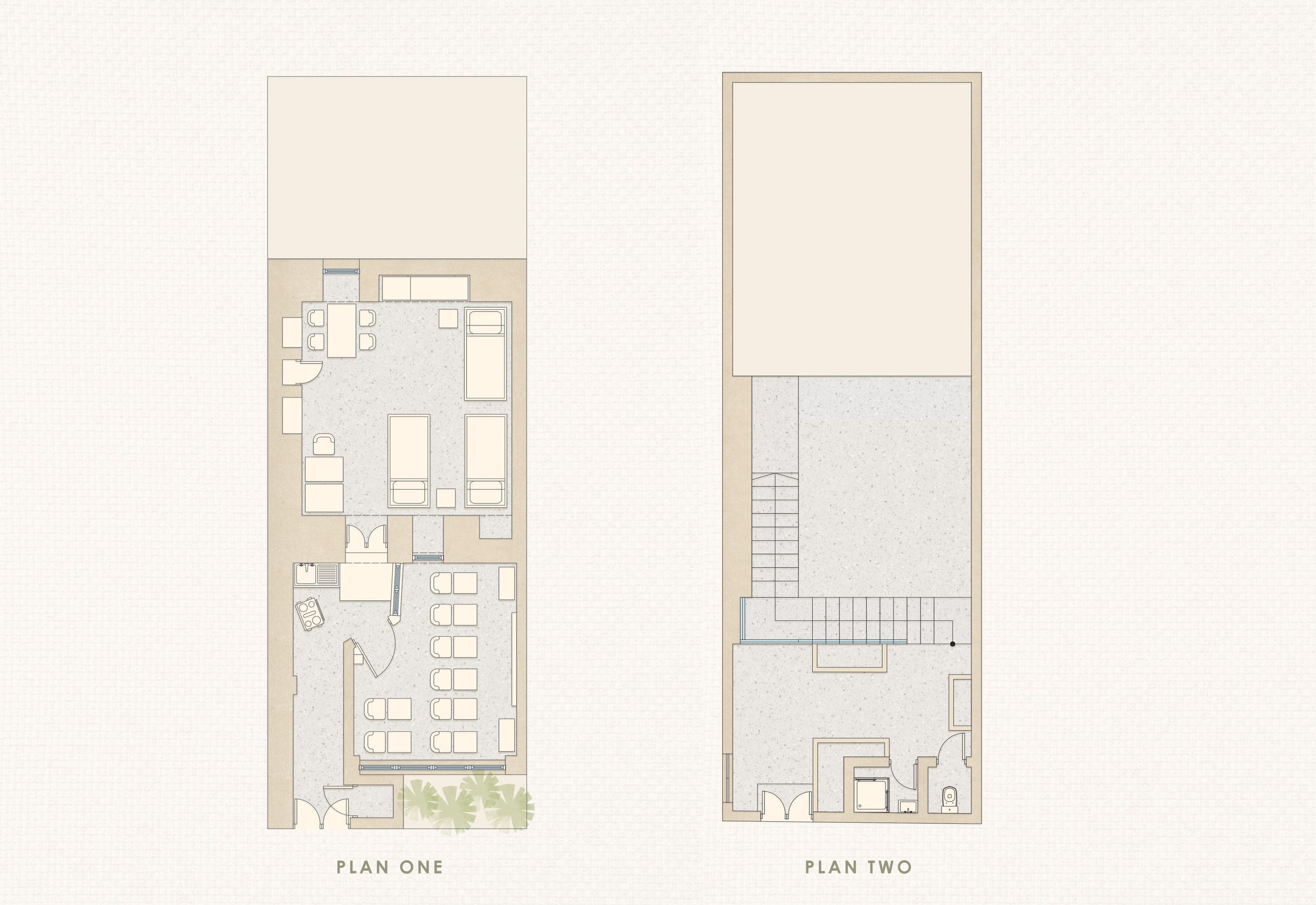 Developed floor plans