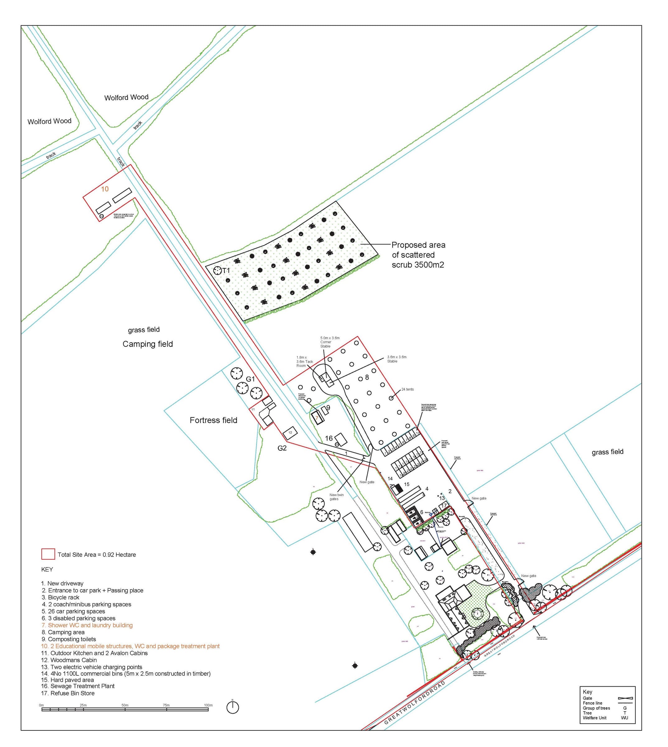 Detailed site plan proposals