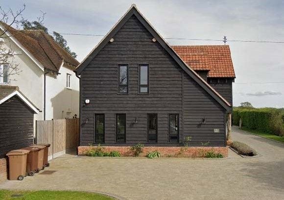 New-build office with black timber cladding